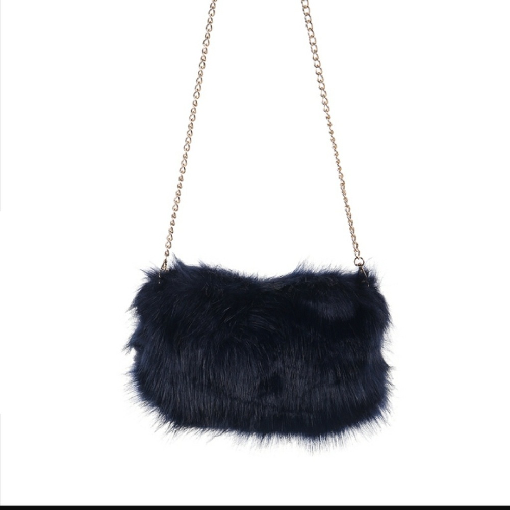 Navy Blue HandBag/Hand Warmer